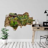 3D Wandtattoo T-Rex aus dem Wald 
