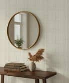 Vliestapete Streifen Modern in Beige 