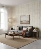 Vliestapete Struktur Modern in Beige  