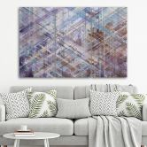 Leinwandbild 3 teilig, Abstrakte geometrische Formen 