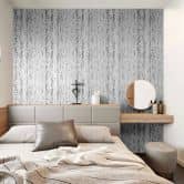 Vliestapete mit Travertin Steinoptik in natürlichem Look grau Struktur 