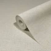 Vliestapete in textilem Uni Look beige Uni 