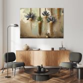 Leinwandbild Hängende Pflanzen im Boho-Stil 
