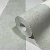 Stribet tapet, non-woven Shades Iconic hvid grøn 