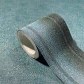 Bordüre in Blau mit Streifen für Wohnzimmer, Schlafzimmer 5,00 x 0,088 m 