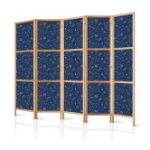 Japanischer Paravent, Raumteiler freistehend, Trennwand - Cosmic Inspirations 