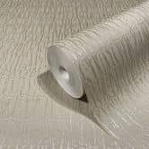 Vliestapete mit textilem Uni beige Struktur 
