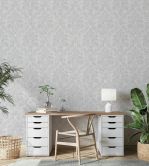 Vliestapete Grau Ornamental für Wohnzimmer Schlafzimmer Büro marburg Tapete 