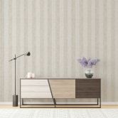 Vliestapete Beige Streifen für Wohnzimmer Schlafzimmer Küche marburg Tapete 