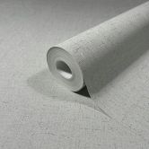 Vliesbehang met licht glanzende grijze effen structuur 