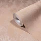 Vliestapete mit schimmerndem Glanz orange Uni 