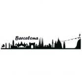 Wandtattoo Barcelona Skyline 