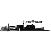 Wandtattoo Stuttgart Skyline 
