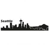 Wandtattoo Seattle Skyline 
