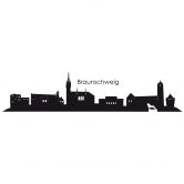 Wandtattoo Braunschweig Skyline 
