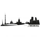 Wandtattoo Moskau Skyline 