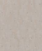 Non-woven wallpaper concrete look, rhinestones metal look modern glossy in pink-brown  