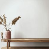 Vliestapete Textil, Struktur Uni Modern matt in Grau 