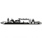 Wandtattoo Wiesbaden Skyline 