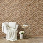 Vliestapete 3D-Optik Holzoptik Landhaus matt in Beige Braun 