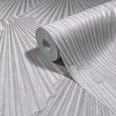 Vliestapete 3D-Optik, Streifen Grafisch Geometrisch in Beige - Papis Loveday  