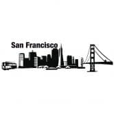 Sticker mural - San Francisco 2 