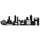 Wandtattoo Atlanta Skyline 