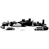 Wandtattoo New Orleans Skyline 