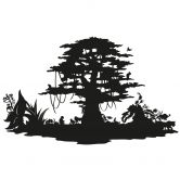 Wandtattoo African Jungle 