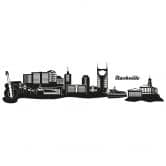 Wandtattoo Nashville Skyline 