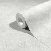 Vliesbehang betonlook gipslook effen mat in wit  