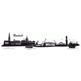 Sticker mural Skyline de Rostock 2 