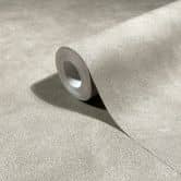 Non-woven wallpaper concrete look plain matt in beige  