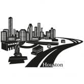 Wandtattoo Houston Skyline 
