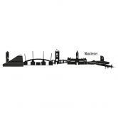Wandtattoo Manchester Skyline 1 