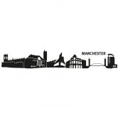 Wandtattoo Manchester Skyline 2 