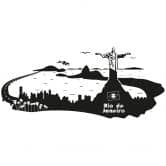 Wandtattoo Rio de Janeiro Skyline 