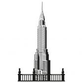 Wandtattoo Chrysler Building 