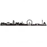 Wandtattoo Vienna Skyline 