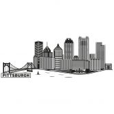Pittsburgh Skyline Wall sticker 