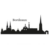 Wandtattoo Skyline Bordeaux 