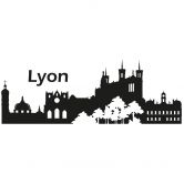 Wandtattoo Skyline Lyon 