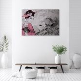 Leinwandbild, Japanische Geisha 