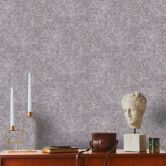 Tapete Silber Used-Look Vliestapete Uni Industrial - Vintage Tapete Grau 