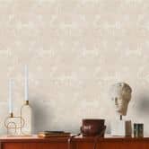 Tapete Barock Vintage Vliestapete Weiß, Creme Grau - Mustertapete mit Ornamenten 