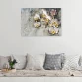 Leinwandbild, Orchideen Blumen Pflanzen 