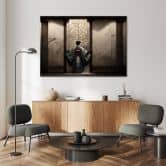 Leinwandbild Japanische Geisha 