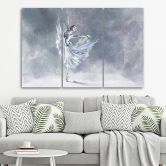 Leinwandbild 3 teilig, Ballerina Pirouet 