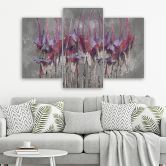 Leinwandbild 3 teilig, Pflanzen Blumen Simnitło 