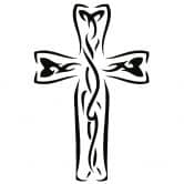 Wandtattoo Kreuz 